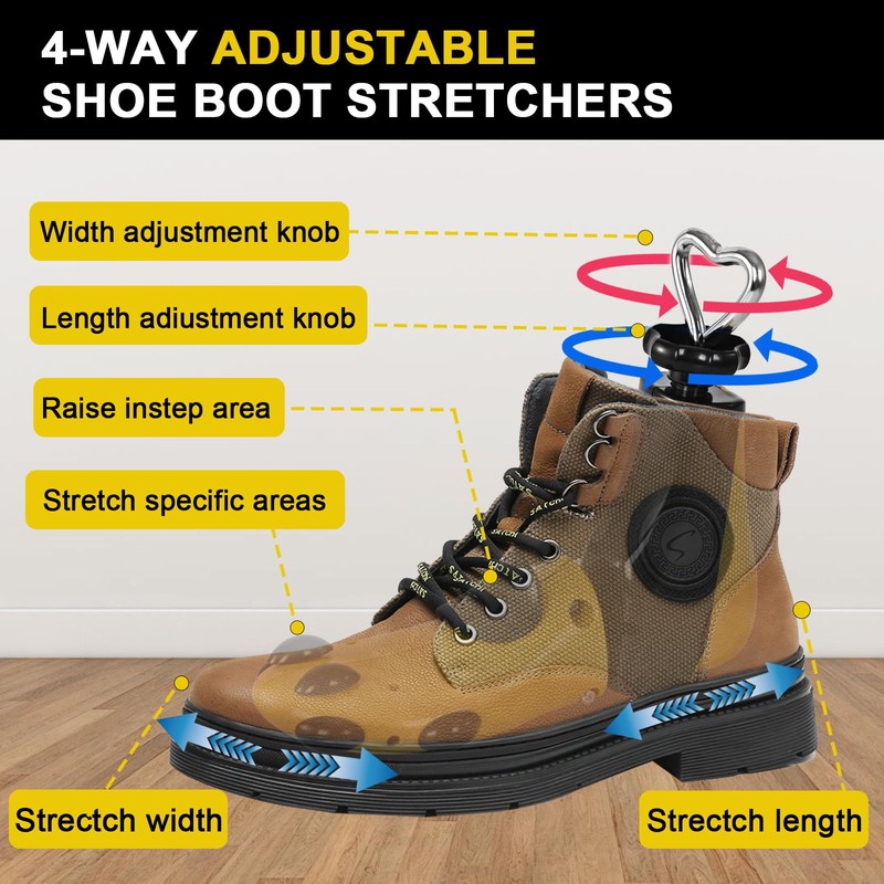 WANNUOQI Shoe Stretcher For Women & Men,Boot Stretcher,Premium Shoe Expander