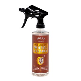 Socar Chemical Pit Crew Wheel Cleaner, Professional Powerful Formula for All Gloss Finishes, Safe for Cars, Trucks, SUVs, Motorcycles, RVs & More, 16 fl oz, Premium Dust & Grime Remover