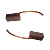 2x Trade-Shop Motor Carbon Brushes / Abrasive Carbons / Carbon