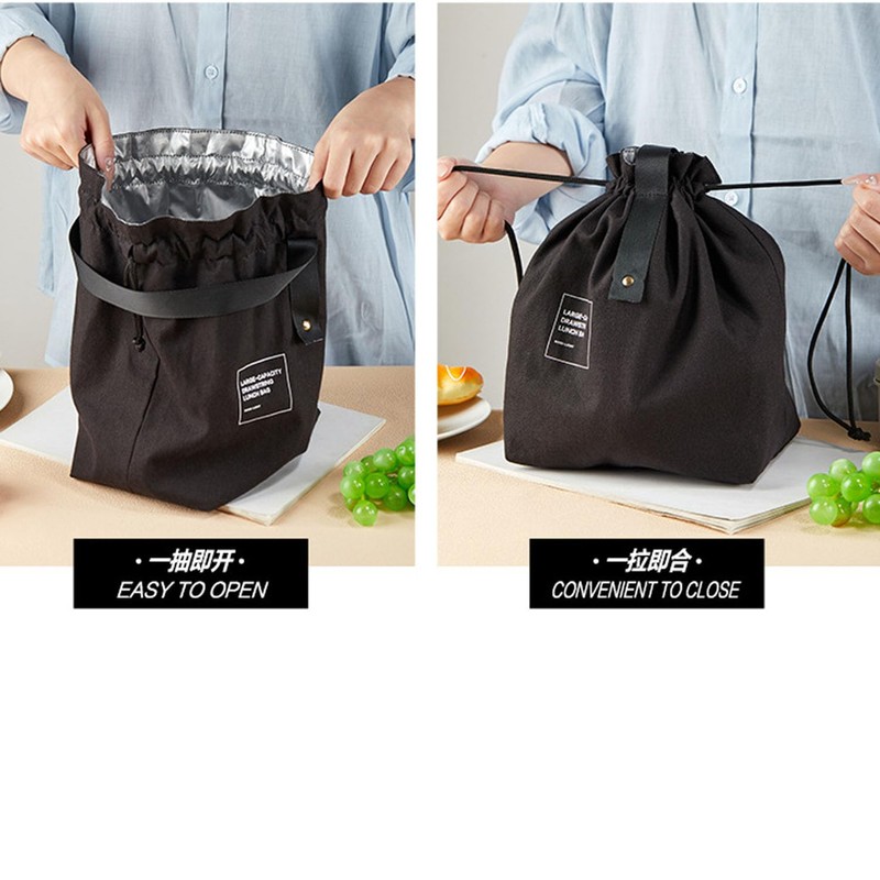 Reusable Lunch Bag,Large Insulated Lunch Bag Waterproof Insulation Cooler Tote