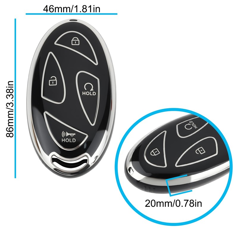 The Lord of the Tools TPU Smart Key Fob Cover