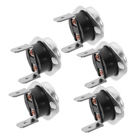 Operitacx 5pcs Dryer Thermostat Fuse Heater Temperature Thermostats Element Heating Dryer Machine Household Appliance Accessories Replacement Thermostat Dryer Fuse Protector Copper