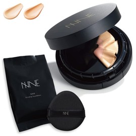 NNE Foundation [Needle Funde Needle Funde Grinding Funde Covering Power Shiny Skin Waterlight Skin Korea UV Protection SPF 50 PA+++++] (Body + Refill (Light Beige, Light Skin Color))