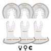 Oscillating Tool Blades, 6Pcs Diamond Carbide Multi Tool Blades for