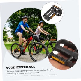 Kisangel 2pcs Replaceable Bike Pedals Sturdy Cycling Pedals for Mountain and Road Non- Design for Cycling Enthusiasts