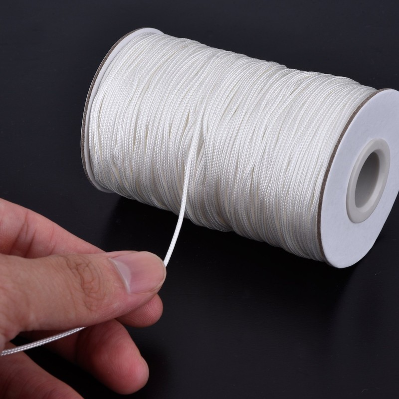 109 Yards/Roll White Braided Lift Shade Cord for Aluminum Blind