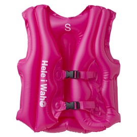 Hele i Waho Snorkeling Vest, Smallest Travel Size Inflatable Snorkeling Vest for Adults Snorkeling Floating Vest XS Pink