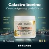 Vitamoo Calostro Bovino con Colágeno, Probióticos y Prebióticos, Sabor Vainilla