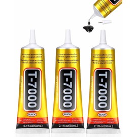 ALECPEA Upgrade T-7000 Black Adhesive Glue - 3PCS 50ml | High-Performance Waterproof Adhesive for Precision Repairs, Perfect for Phone, Electronics, Jewelry, and Crafts