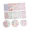 Minkissy 3sets DIY Manicure Decals Set Nail Stickers Nail Art