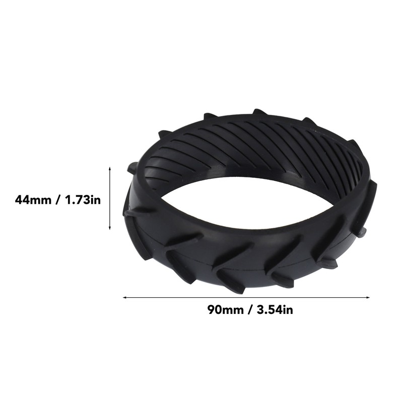 Robotic Lawnmower Front Wheel Protection Cover Rubber Anti Slip Wheel