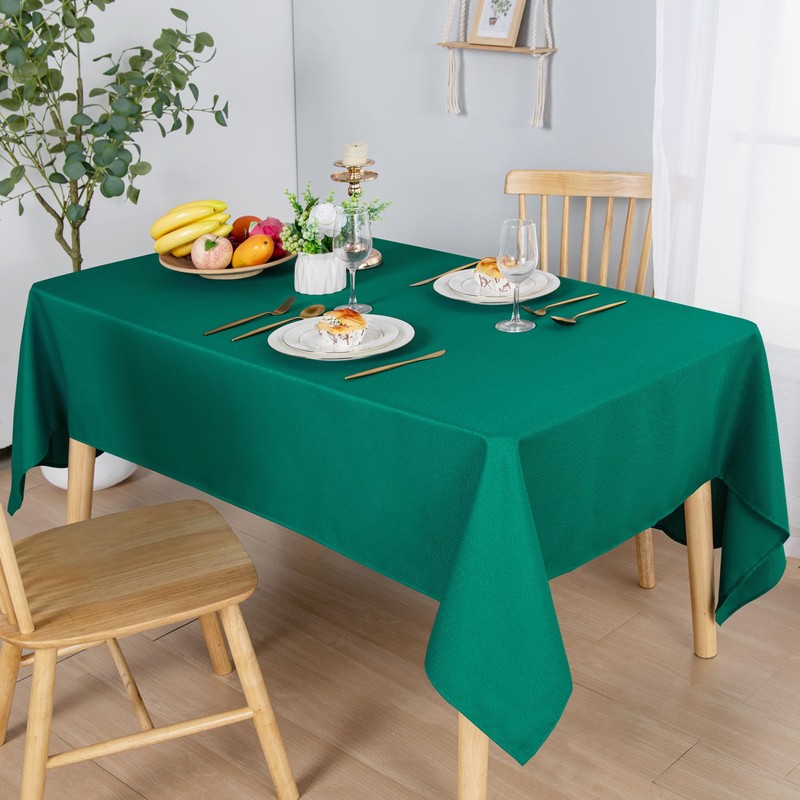 Hiasan Christmas Tablecloths Rectangular Waterproof W60 x L84 Inches, Dining