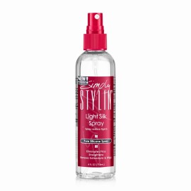Simply Stylin' Light Silk Spray - Anti Frizz Hair Spray - Pure Silicone Hair