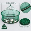 New Foldable Fishing Net 80/100cm, Hand Cast Fishing Cage with