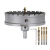 HARFINGTON Carbide Hole Saw Kit 124mm (4-7/8") Metal Hole Cutter