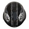 1Storm Novelty Motorcycle Half Face Helmet German Style DOT Approved: