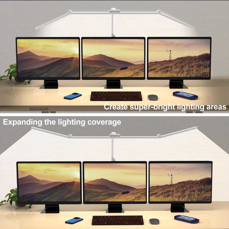 Micomlan 3000 Lumen Super Bright Led Desk Lamp for Home