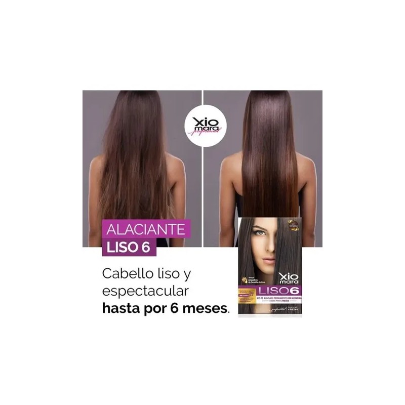 Xiomara Kit Alaciado Permanente Con Keratina Sin Formol