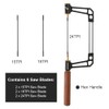 TOOLCOOL Coping Saw for Woodworking Aluminum Alloy Frame Hardwood Hex