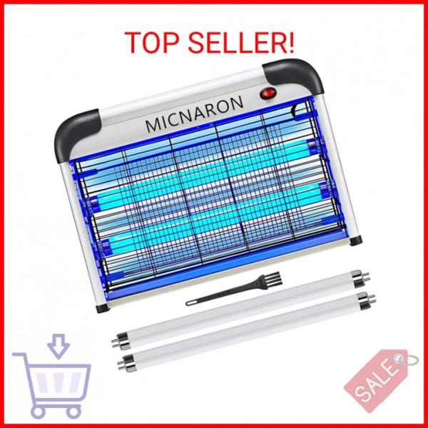 Micnaron Fly Trap Indoor Bug Zapper, 2800V Powerful Flying Insect