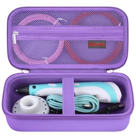 Elonbo 3D Pen Carrying Case for SCRIB3D P1 3D Printing Pen with Display, Purple (CASE ONLY! SCRIB3D P1 Not Included)