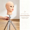 Bald Mannequin Head, PVC Manikin Head for Wigs Making and