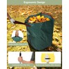 Leaf Rake Set: Adjustable Metal Leaf Rake with Expandable Head,