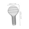 Sosoport 12pcs Stainless Steel Thumb Screws for Air Fryer Rotisserie