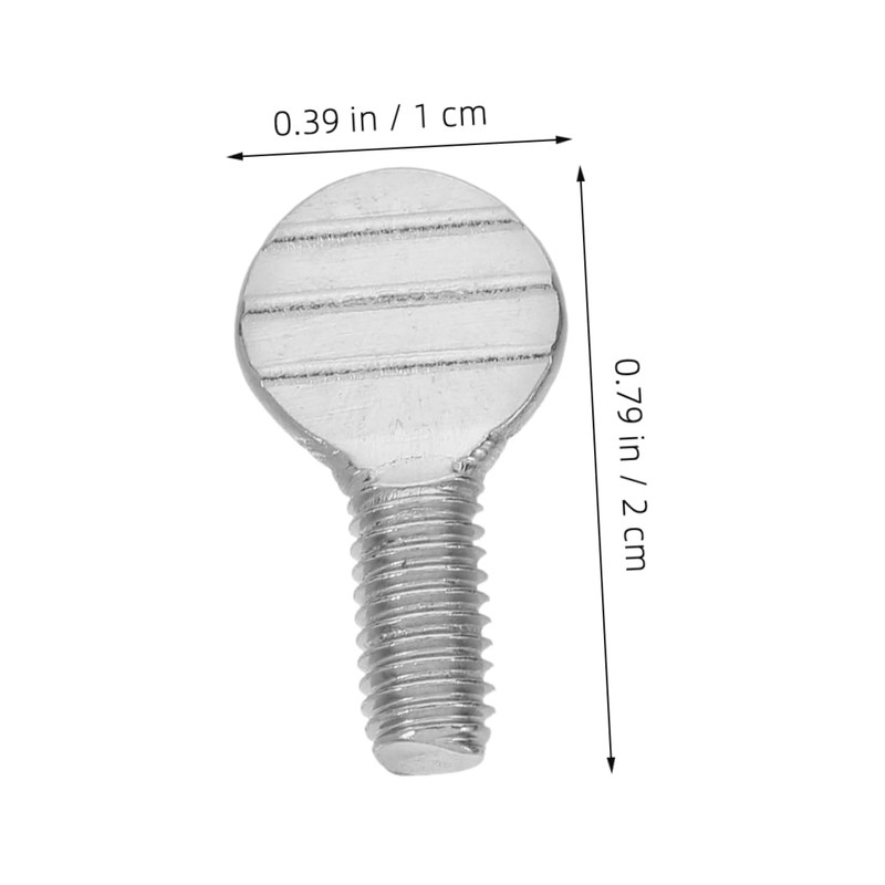 Sosoport 12pcs Stainless Steel Thumb Screws for Air Fryer Rotisserie