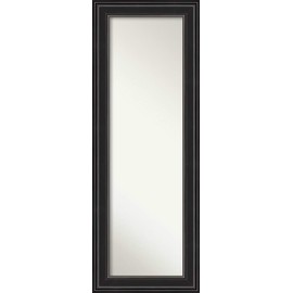 Amanti Art Full Length Mirror | Ridge Black Mirror Full Length | Full Body Mirror | On The Door Mirror 19.50 x 53.50 in.