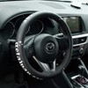 Getaway Car Leather Steering Wheel Cover - 15-inch Universal Microfiber-