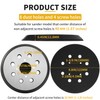 Gnellkoor Hook & Loop Orbital Sander Metal Pads Replacement for