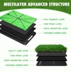 Golf Hitting Mat, 3-in-1 Golf Practice Mat, Replaceable Turf Golf