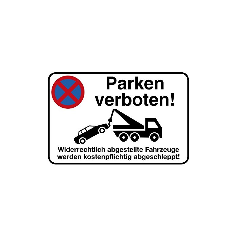 Parken verboten Aluminium Sign | 30 x 20 cm |