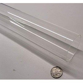 Tenite CAB Butyrate Round Tube 2.00" (2") OD x 1.875" (1-7/8) ID x 1/16" Wall x 6 Ft. Length 1 pc