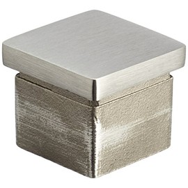 Croso End Cap for Square Tube Square 30 x 30 mm/Stainless Steel V2 A Polished Pack of 1
