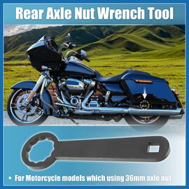 A ABSOPRO 36mm Rear Wheel Axle Nut Torque Wrench Hand Tools HD-47925 Black Item Replacement