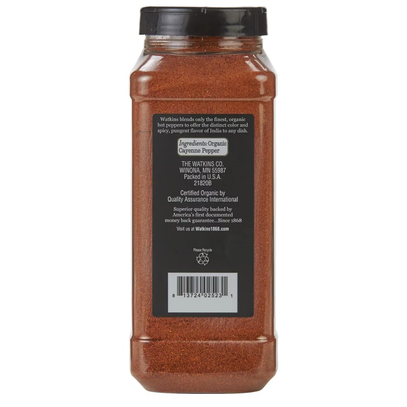Watkins Organic Cayenne Pepper, 16.5 oz.