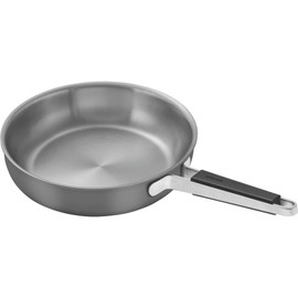 ZWILLING Pure 11-inch Stainless Steel Fry Pan, Grey