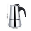 Duokon Stainless Steel Espresso Maker Portable Camping Travel 100ml