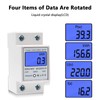 DIFCUL Electricity meter, DIN rail, AC meter 1 phase, electricity