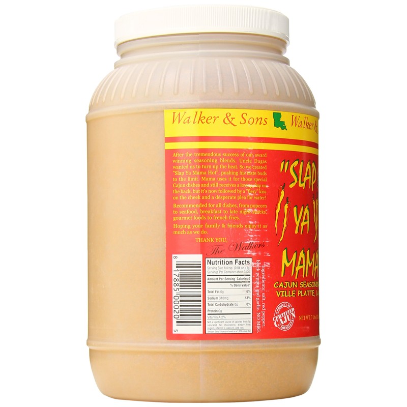 Slap Ya Mama Cajun Seasoning Blend, Hot, 7 Pound