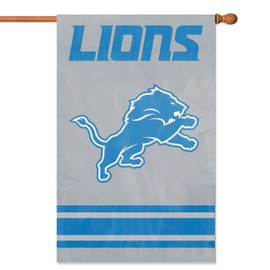 Detroit Lions Applique Banner Flag