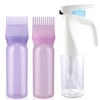 Xiuouix,2Pcs Root Comb Applicator Bottles with Graduated Hair Oiler &