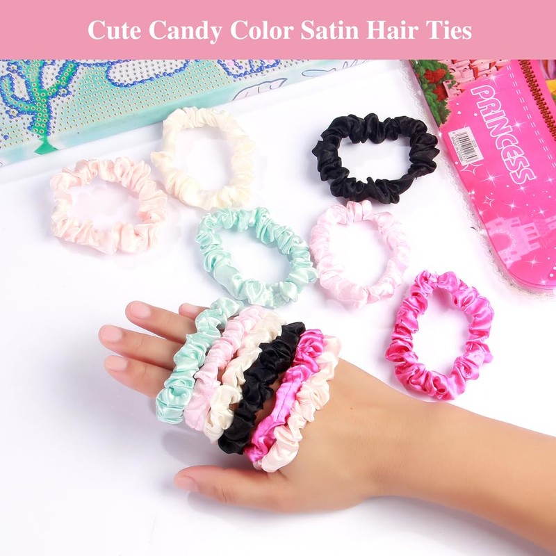 3pcs Satin Bonnets for Kids Sleeping, Cute Hair Bonnet with