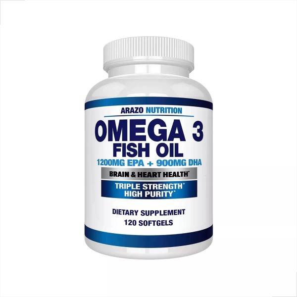 Arazo Omega 3 Aceite De Pescado Epa+dha 120 Cápsulas