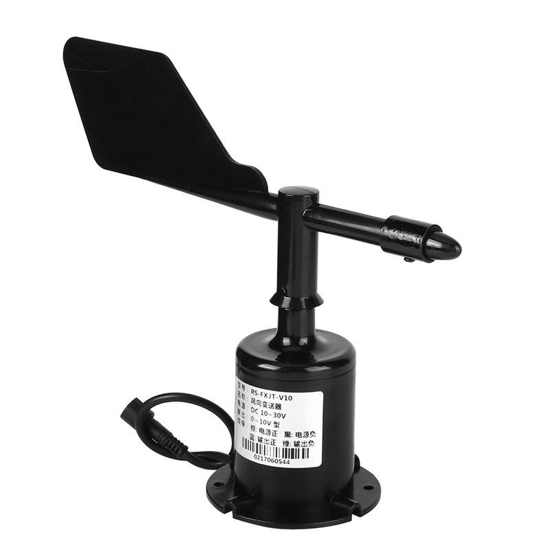 0-10V 8 Directions Environmental Signal Output Polycarbonate Wind Speed Sensor