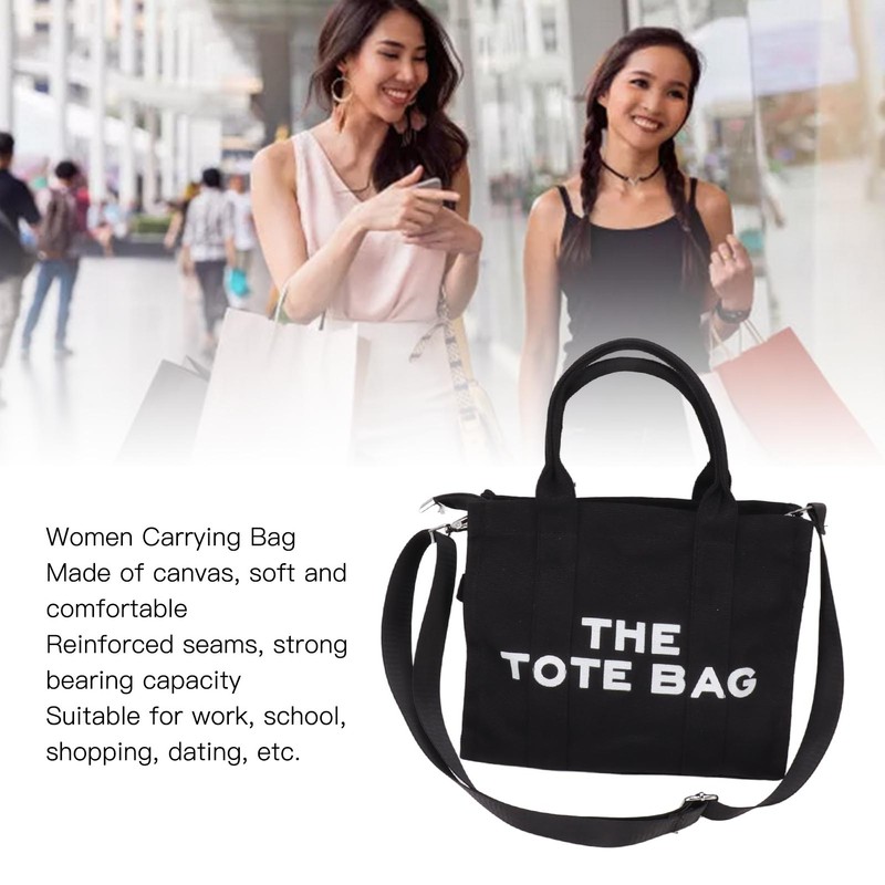 Women Bag Canvas Waterproof Large Capacity Casual Shoulder Bag with