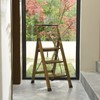 XinSunho 3 Step Ladder, Aluminum 3 Step Stool with Retractable