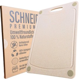 Chopping Board Dishwasher Safe Made of Wheat Straw - Stronger Alternative to Plastic and Wood | Eco Antibacterial | Can be Used on Both Sides | Non-Slip Kitchen Board | Kitchen Accessories | Large 37